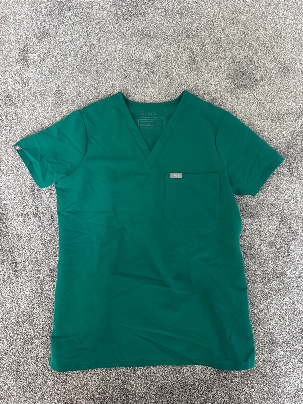 Figs Catarina Hunter Green Scrub top size: XS